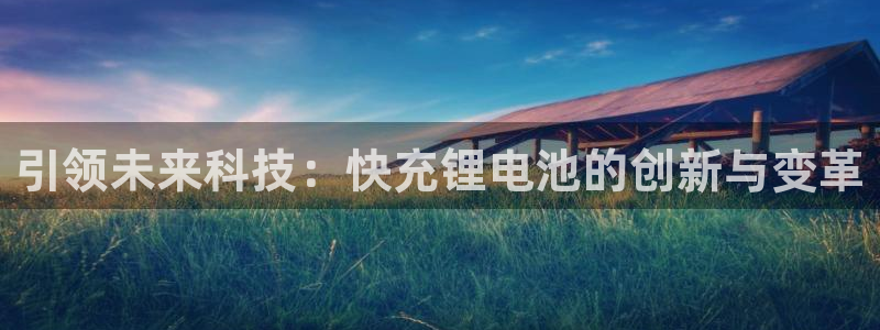 k豆钱包下载安装：引领未来科技：快充锂电池的创新与变革
